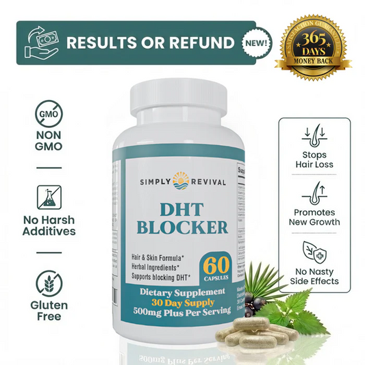 Natural DHT Blocker Stop Hair Loss & Start Regrowth